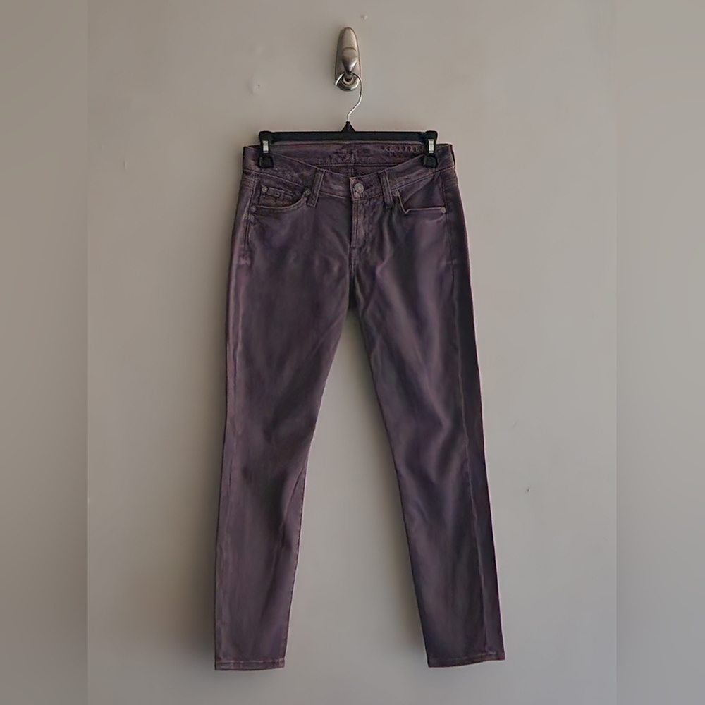 7 For All Mankind Cropped Skinny Jeans